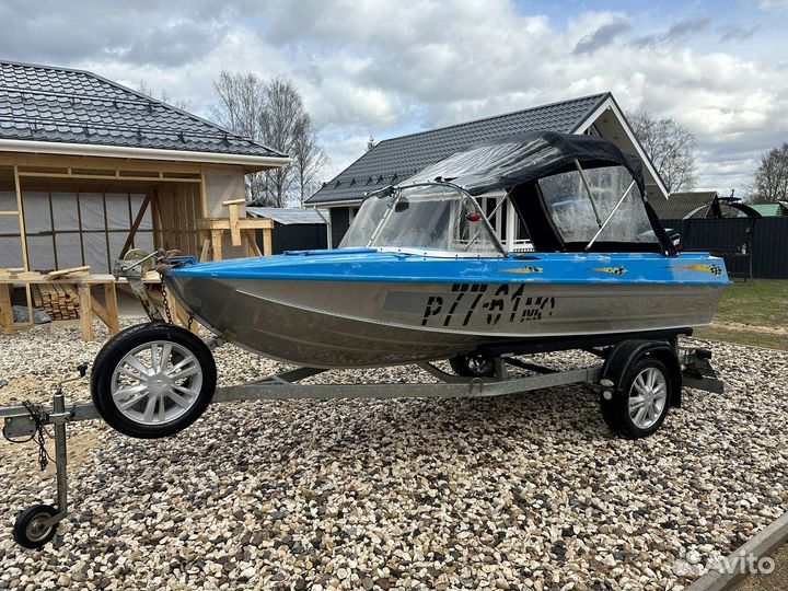 Лодка Казанка 5 М4 с Мотором Merkury+прицеп