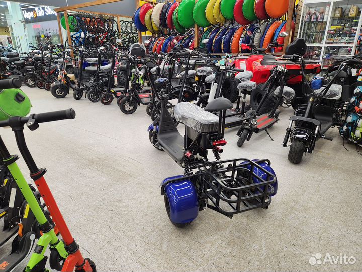 Электросамокат трехколесный Gt X3Pro синий