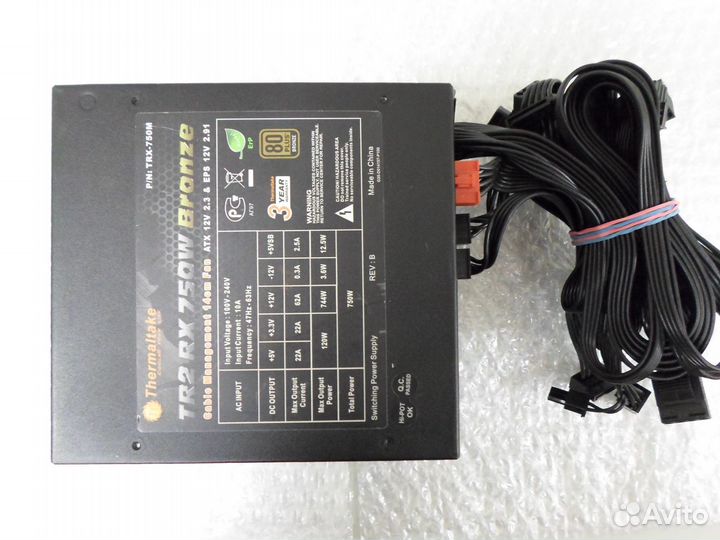 Блок питания 750W Thermaltake TR2 RX