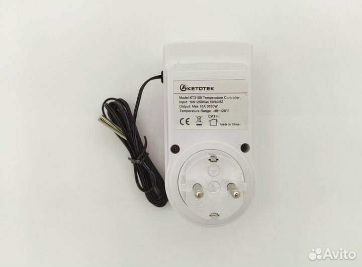 Терморегулятор (термостат) розеточный с таймером