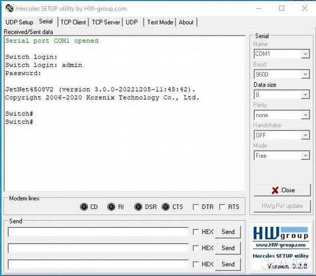 Коммутатор Korenix Jetnet 4508-w