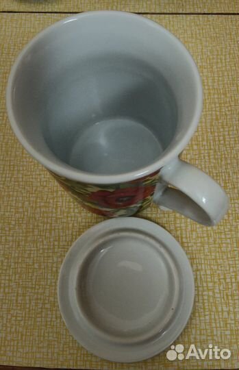 Чашка с крышкой