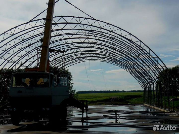 Арочный ангар тип «В» 18х30м