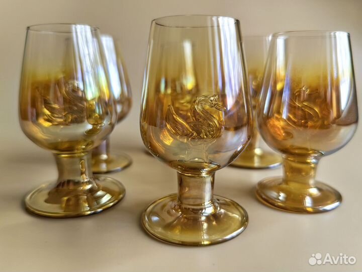 Рюмки дутое стекло СССР