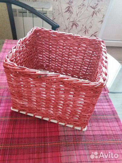 Корзина плетеная интерьерная