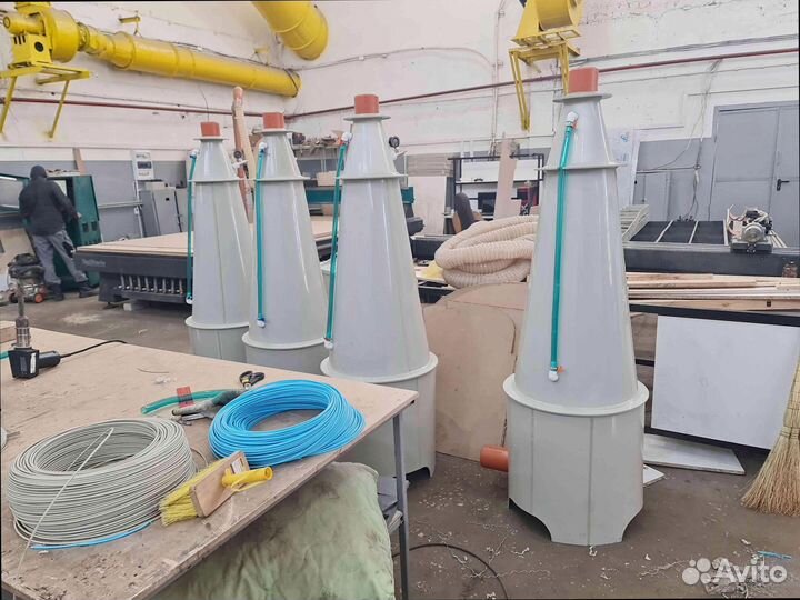 Напорный кислородный конус для рыбных ферм