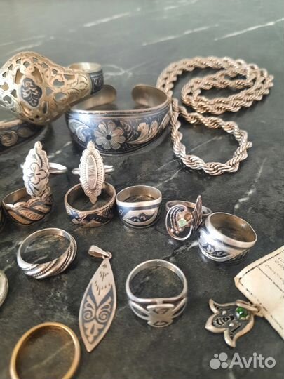 Серебряные украшения СССР