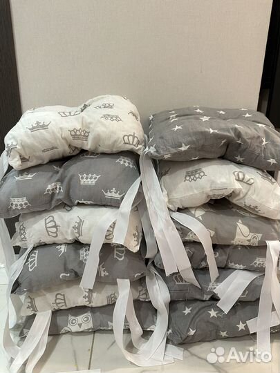 Бортики в детскую кроватку