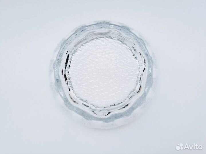 Вазочка стекло корзинка, блюдце