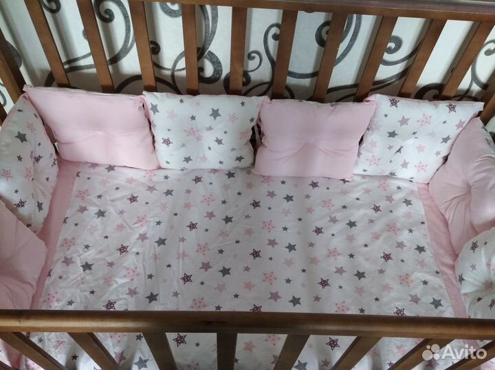 Бортики в детскую кроватку