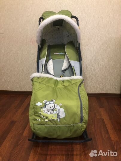 Детские санки коляска