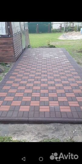 Укладка тротуарной плитки, брусчатки под ключ