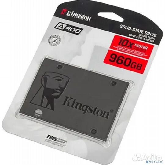 Kingston SSD 960GB SA400 SA400S37/960G SATA3.0