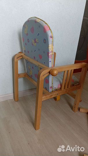 Стол и стулья деревянный детский