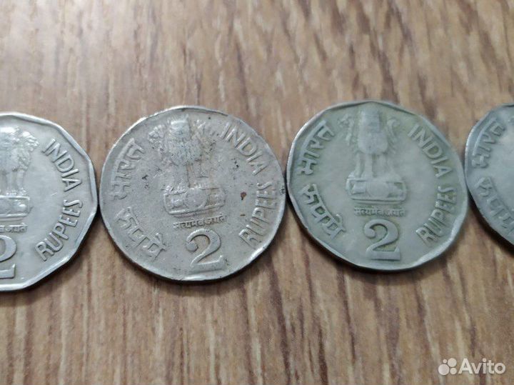 Старые монеты Индии погодовка