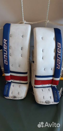 Вратарские щитки, блин, ловушка, коньки,шорты Jr M