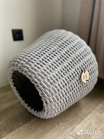 Кашпо корзина для цветов из ротанга 10 литров