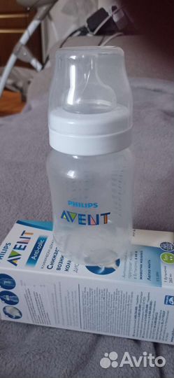 Бутылочка avent новая пластик 260 мл