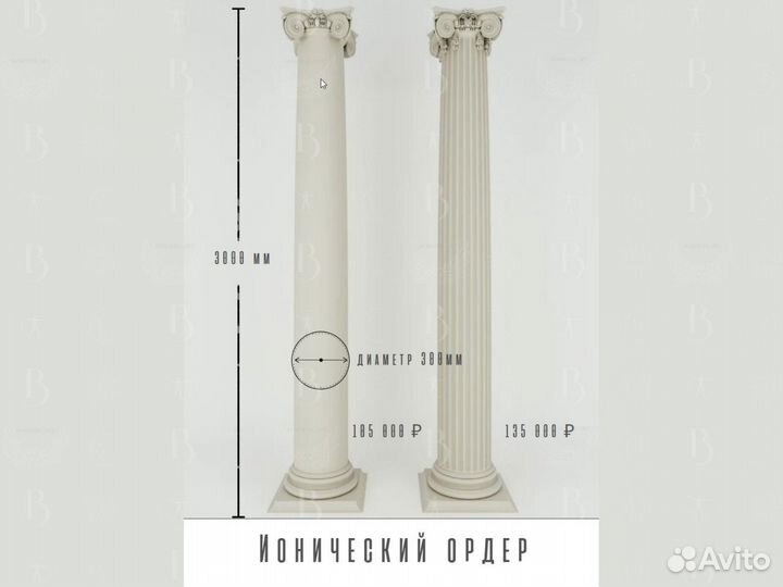 Колонна ионическая 3м