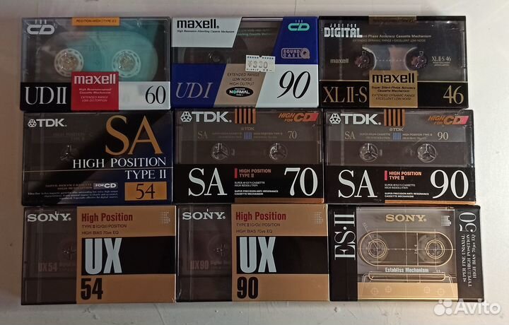 Запечатанные аудиокассеты