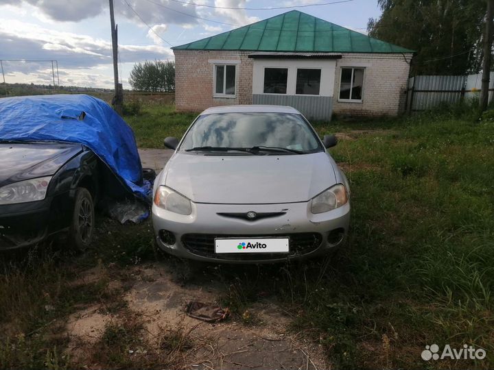 Chrysler Sebring 2.4 AT, 2002, битый, 200 000 км