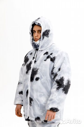 Костюм Маскировочный клякса белый