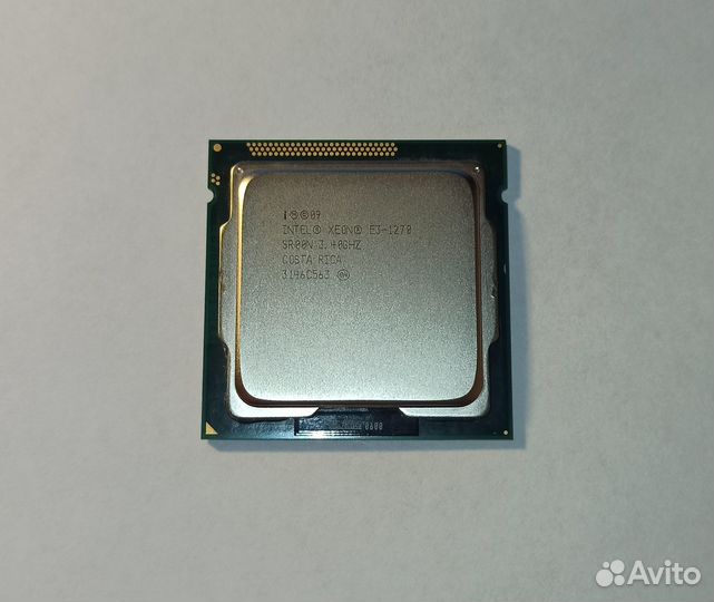 Процессор Intel Xeon E3 1270
