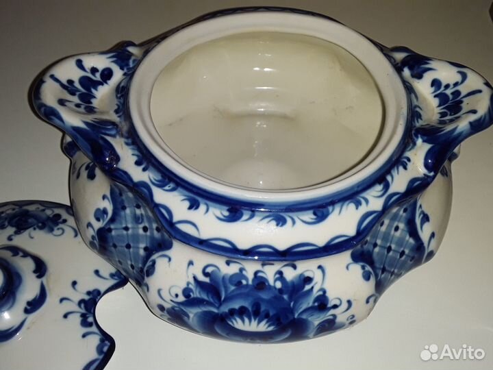 Супница Гжель