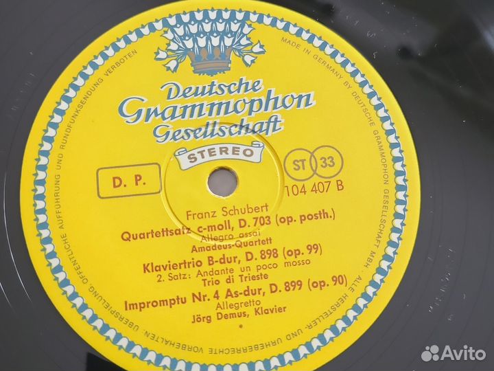 Виниловая пластинка Deutsche Grammophone