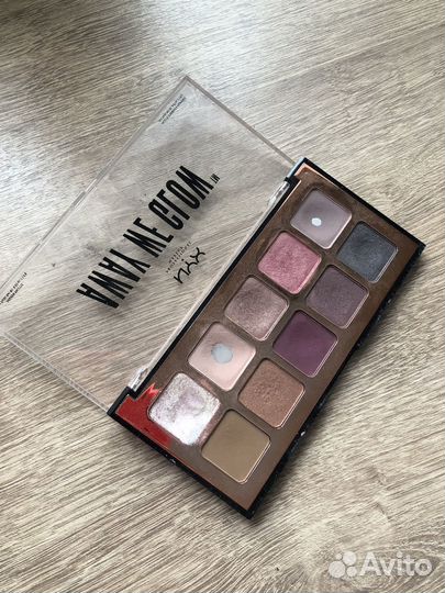 Тени NYX away WE glow