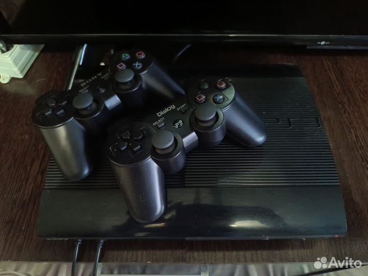 Игровая приставка ps3 super slim прошитая