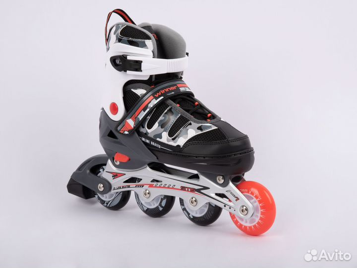 Ролики sitis Winner Black-White-Grey Gel242