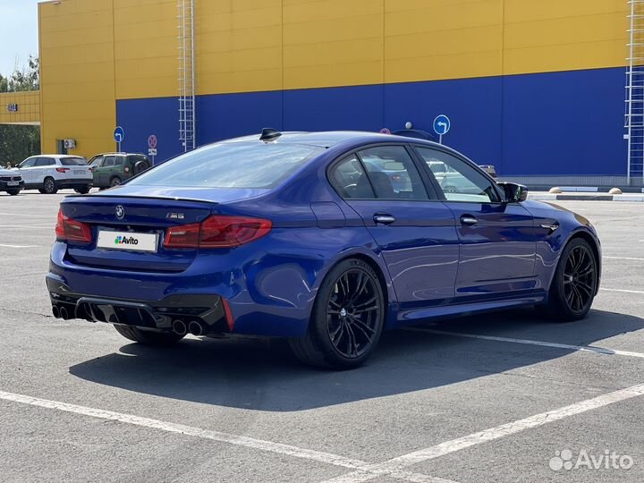 BMW M5 4.4 AT, 2018, 77 000 км