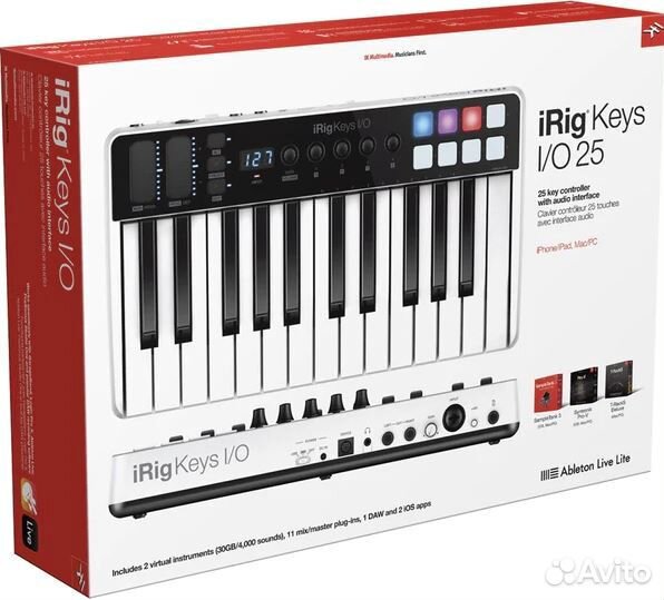 Midi контроллер IK Multimedia iRig Keys I/O 25