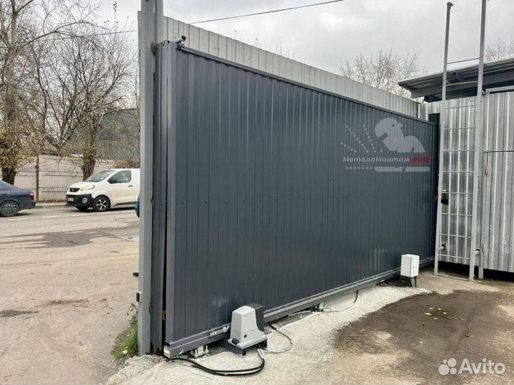 Откатные ворота с установкой. Гарантия