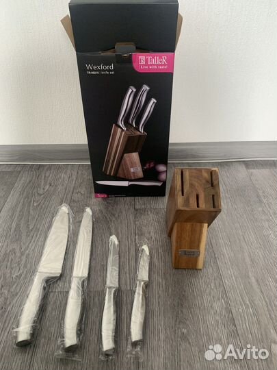 Набор кухонных ножей с подставкой Taller