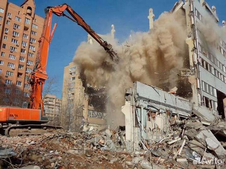 Демонтаж сооружений. Принимаем бой кирпича