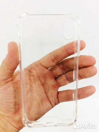 Чехол iPhone XR прозрачный силикон