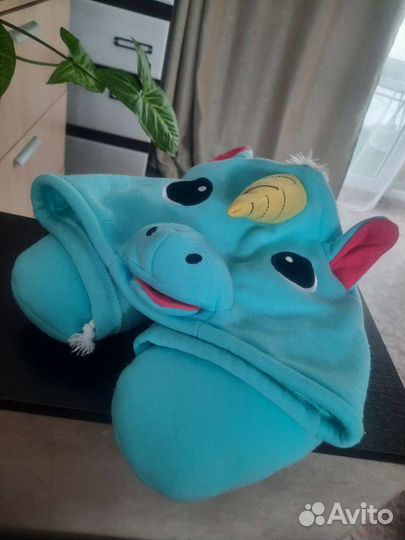 Подушка дорожная единорог