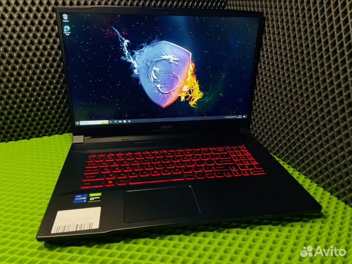 Игровой Ноутбук MSI 17.3 144Hz i5-11Gen/GTX1650