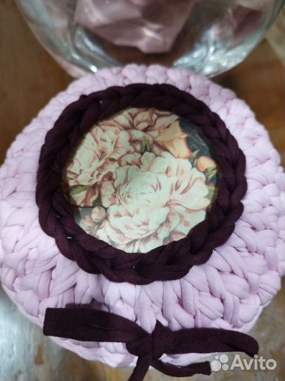 Вязаная шкатулка