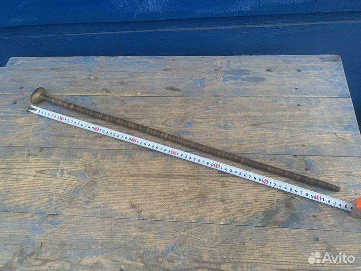 Трость для ходьбы самодельная СССР бронза