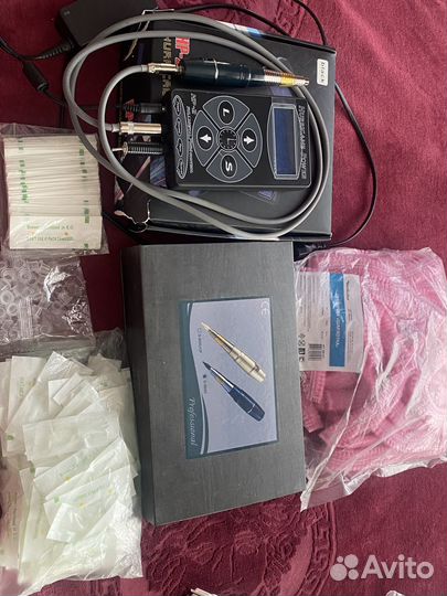 Тату машинка набор для перманента+ все расходники