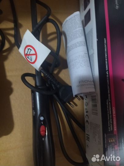Плойка rowenta тонкая и кератиновая
