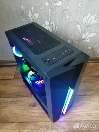 Игровой Пк Intel Xeon E5/16Gb/8RX580/512SSD/500W