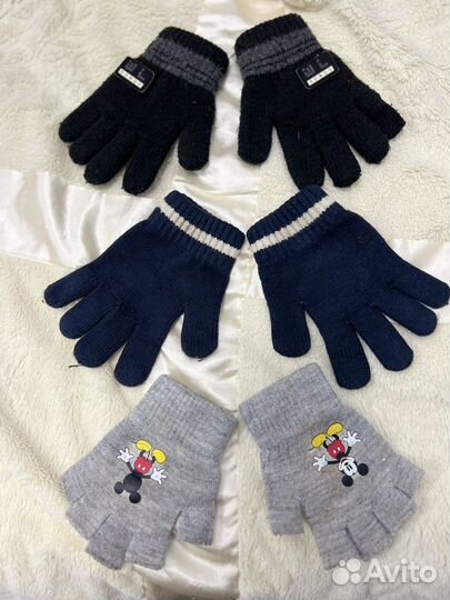 Шарф шапка перчатки