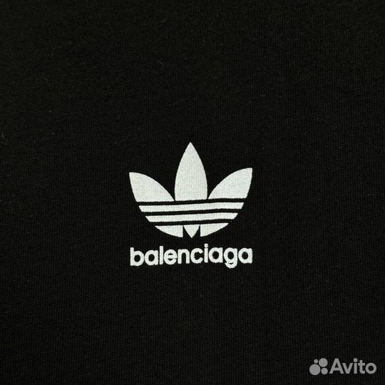 Balenciaga adidas футболка оверсайз (хит 2024)