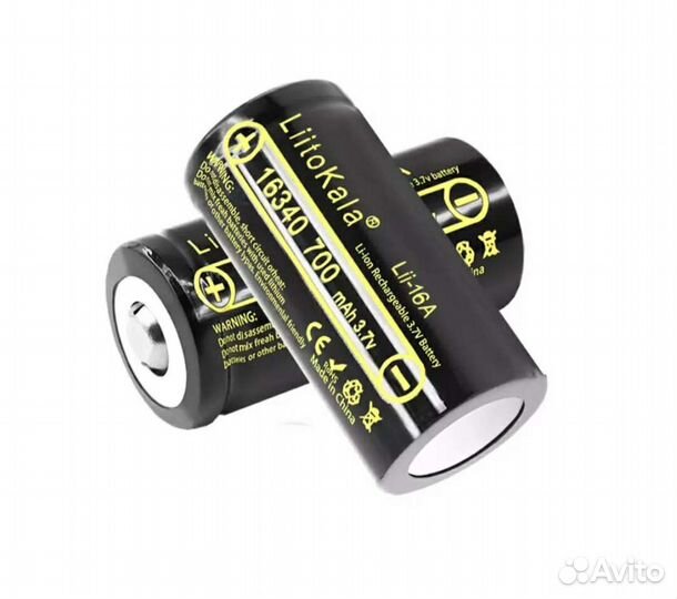 Аккумуляторы liitokala 16340 123А