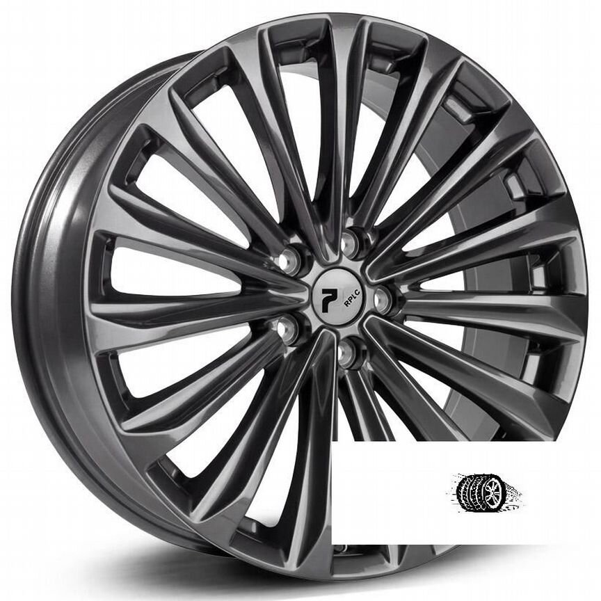 Литые диски rplc R20 / 7.5J PCD 5x114.3 ет 35 цо 60.1 Chg5 HB Антрацитовый