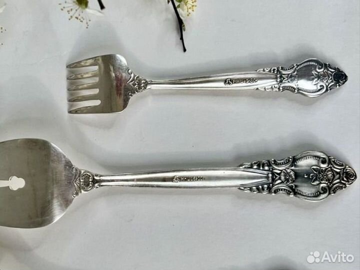 Столовые приборы Троянда Мельхиор